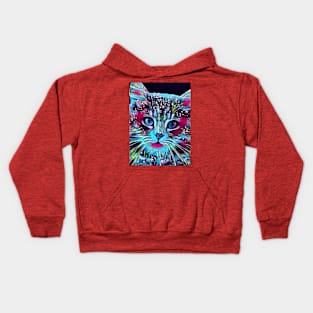 Blue Cat Treasure Kids Hoodie